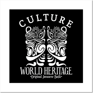 Culture ... World Heritage, Original Javanese Batik Posters and Art